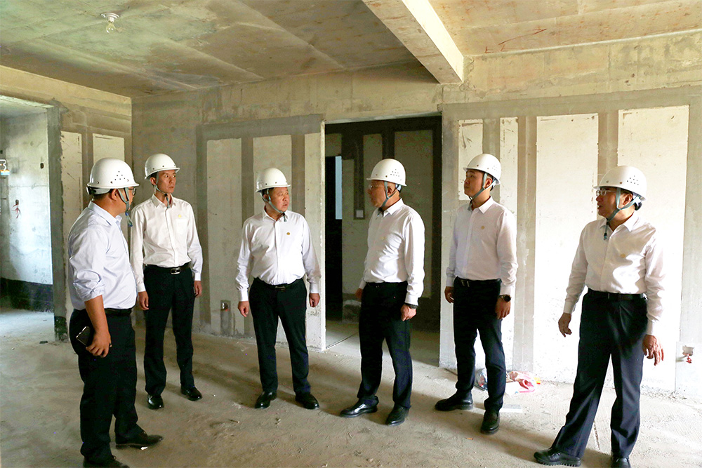 趙敬凱到陜煤建設(shè)天工公司調(diào)研指導(dǎo)工作