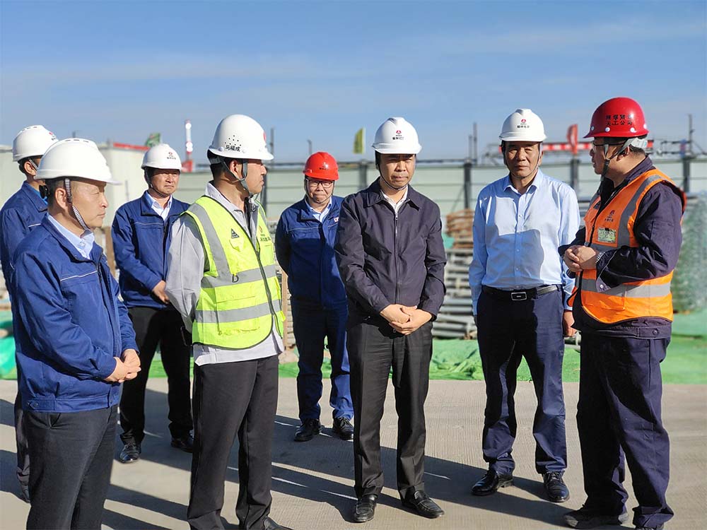 陜煤集團(tuán)副總經(jīng)理宋召軍深入天工公司項(xiàng)目一線(xiàn)檢查指導(dǎo)